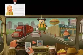 代入感极强——全球各地车内第一视角插画图片