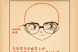 漫画新手入门教学完结篇，如何画出名侦探柯南的头发？图片
