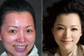 震惊！董卿卸妆后吓死本宝宝了，明星素颜比路人还丑图片