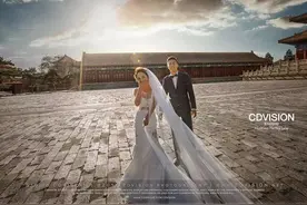 你知道：太庙中国风婚纱照唯美，婚纱摄影大气从何而来？图片