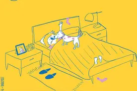 狗妈妈用温馨插图描绘自己与毛孩子的一天图片