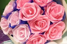 精美的玫瑰手捧花制作图解教程图片