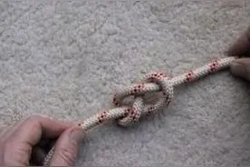 攀岩结绳——八字结的六种系法图片