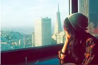 靠窗，靠窗，坐火车就得靠窗！图片