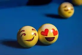 当台球变成了emoji，画面变得有点不可描述图片