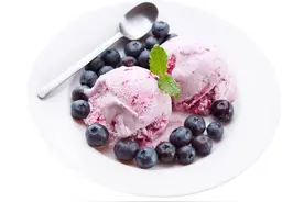 蓝莓布丁冰淇淋的制作方法图片