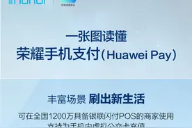 一张图读懂荣耀手机支付图片