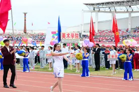 陇东学院第三十七届田径运动会开幕式精彩瞬间图片