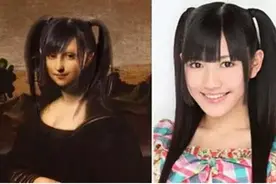 蒙娜丽莎百变发型，中日网友ps神技大比拼图片