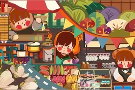 90后萌妹纸出“神技”，把合肥画的这么萌萌哒图片