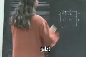 为什么(a+b)2=a2+2ab+b2？来看看这个老外怎么教的？