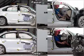 2017款速腾碰撞测试对决帕萨特，帕萨特居然有一项不及格视频封面