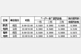 陕西居民可自愿申请执行峰谷电价和电采暖用电电价图片