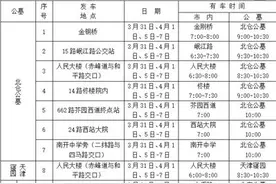 3月25日起天津公交开通17条公墓祭扫专线图片
