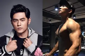 周杰伦晒肌肉“照骗” 网友：真的不是刘畊宏吗？图片