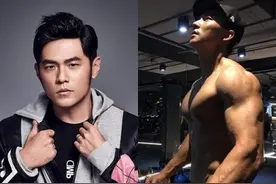 周杰伦晒肌肉“照骗” 网友：真的不是刘畊宏吗？图片