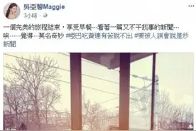 与Selina前夫绯闻再被炒 吴亚馨发声：哑巴吃黄莲图片