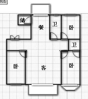 缺西北角化煞