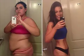 美国女教师暴减272斤 减肥前后差异巨大图片