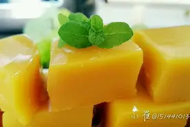 破壁豆浆芒果冻图片