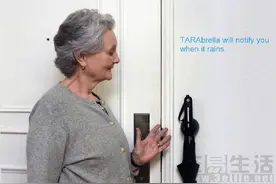 自带天气预报的TARAbrella智能雨伞图片