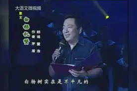 初一语文：茅盾《白杨礼赞》，朗诵：董浩视频封面