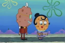 海绵宝宝爸妈明明都是圆的，可是海绵宝宝在肚子里时却是方块的