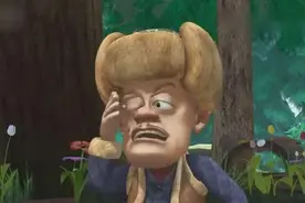 熊出没：脸好痒啊，难道真的是树神？饶命啊，我再也不砍树了