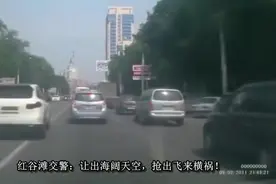 白车强行超车加塞失败，下车动手砸车，被砸司机一脚油门撞了上去图片