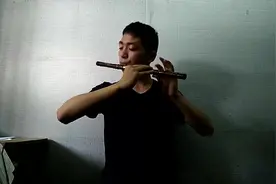 竹笛演奏，很好听的内蒙古歌曲《美丽的草原我的家》图片