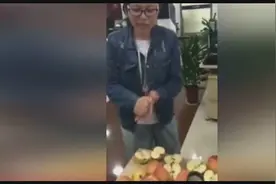 长沙妹子一分钟徒手掰开6斤苹果 ！竟然称工作压力太大找发泄！图片