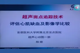 讲座视频：超声斑点追踪技术视频封面