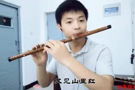 一曲笛子版《又见山里红》10人听，10人醉！图片