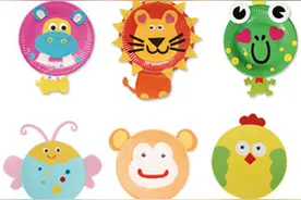 幼儿园手工DIY动物纸盘，带着孩子动动小手做起来！图片