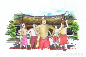 泉州拍胸舞（施并招绘）图片
