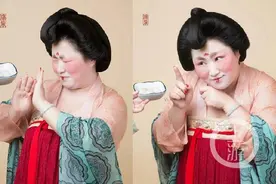 重庆妹子凭借“唐朝仕女”表情包走红网络 成功“复活”唐朝时尚审美图片