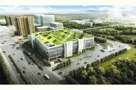 北京首座P+R公交立体停车楼开建 可提供500余车位图片