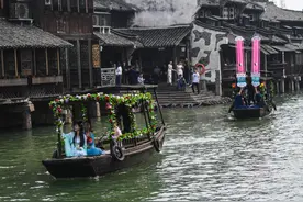 （美丽中国）（4）江南水乡乌镇举行春季庙会图片