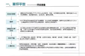 完整版 | 园林绿化中草坪平整与收边衔接等做法图片