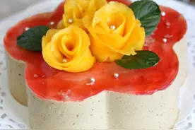 做生日蛋糕，不会裱花？教您一招，不裱花照样漂亮得不得了！图片