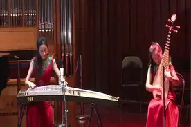 古筝 琵琶合奏《春江花月夜》典雅优美到不能呼吸，太美了视频封面