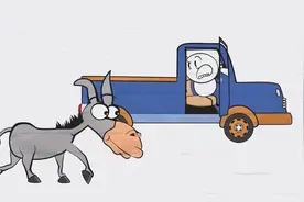 铅笔人——如何才能让“驴”拉车？