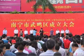 武鸣区正式挂牌成立！成为南宁面积最大城区！图片