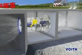 动画演示“潮汐”发电，真想不到竟然把潮汐能，转换成风能发电！视频封面