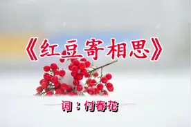 愿君多采撷《红豆寄相思》一种相思两处闲愁，太伤感了