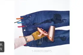 裤子湿了想快速干，几个夹子就搞定，小技巧大智慧，Get到了