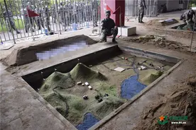 城会玩！看军校学员如何用沙盘打造“视觉盛宴”图片