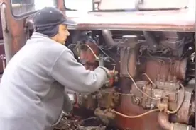 东方红75履带式拖拉机的冷启动