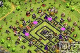 部落冲突9本防地震布局分享 9本护黑神阵图片