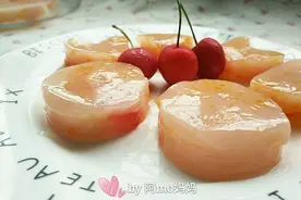 樱桃豆花布丁图片